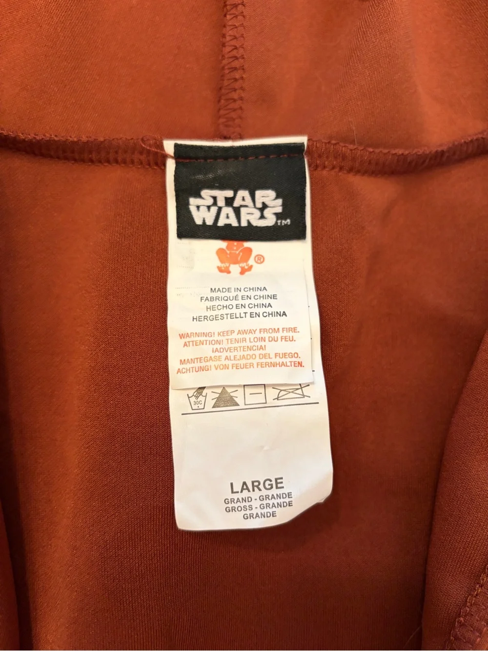 🔥 SALE! 5 for $20 🛍️ Rubie's Brown and Cream Jedi Robe Dog Costume